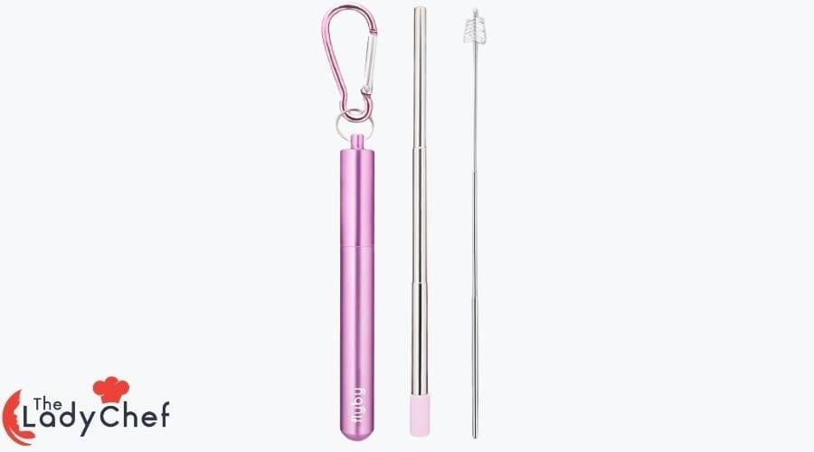 Flyby Portable Reusable Drinking Straws