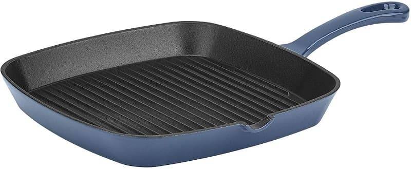 10 Best Cast Iron Grill Pan Reviews in 2021 - Top Picks 2 Cuisinart 9.25 inch Square Grill Pan