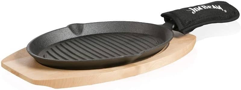 10 Best Cast Iron Grill Pan Reviews in 2021 - Top Picks 9 Jim Beam JB0159 Pre Seasoned Cast Iron Skillet