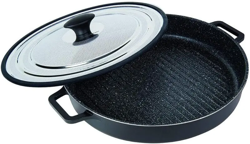 MasterPan Non-Stick Stovetop Oven Grill Pan