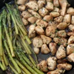 Butter Chicken Bites with Asparagus