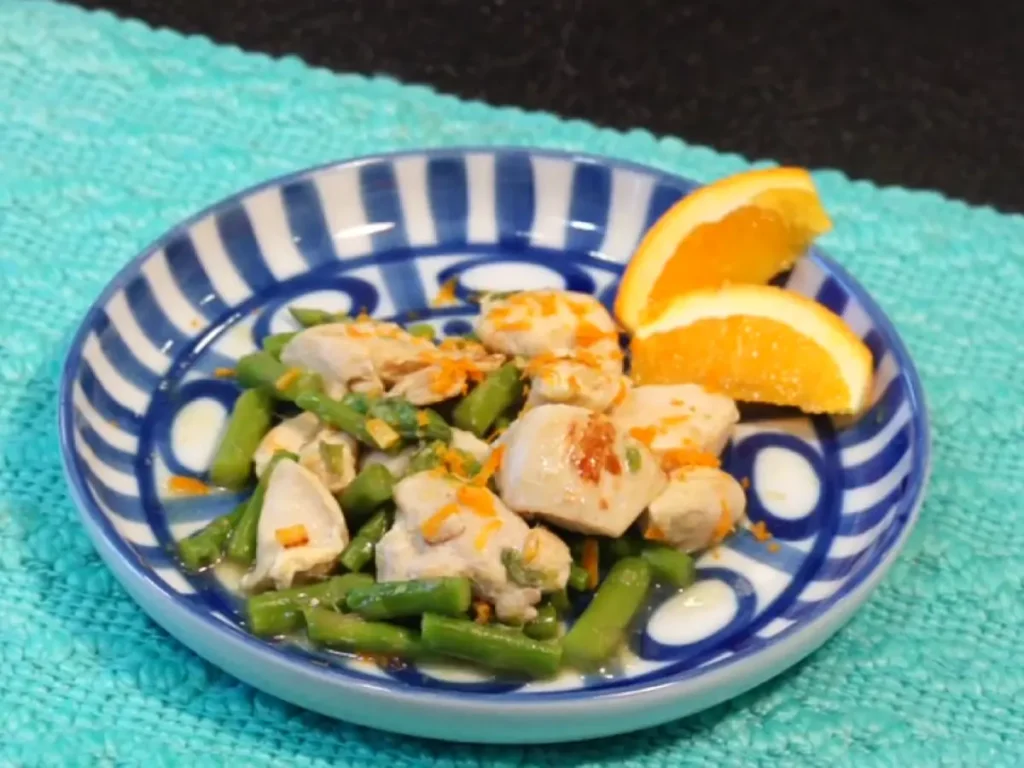Chicken with Asparagus And Orange