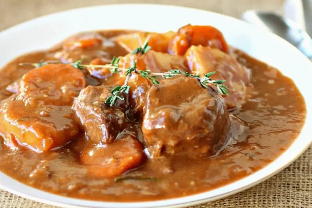 Easy Herb Simmered Beef Stew