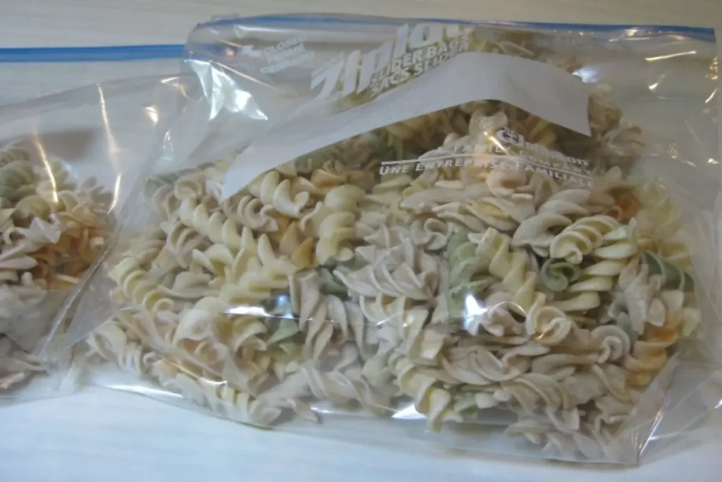 Storing Pasta for Long-term –Freeze it