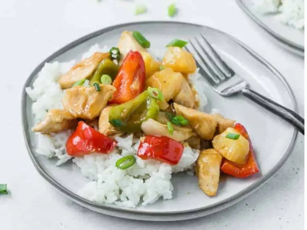 Sweet and Sour Chicken Asparagus