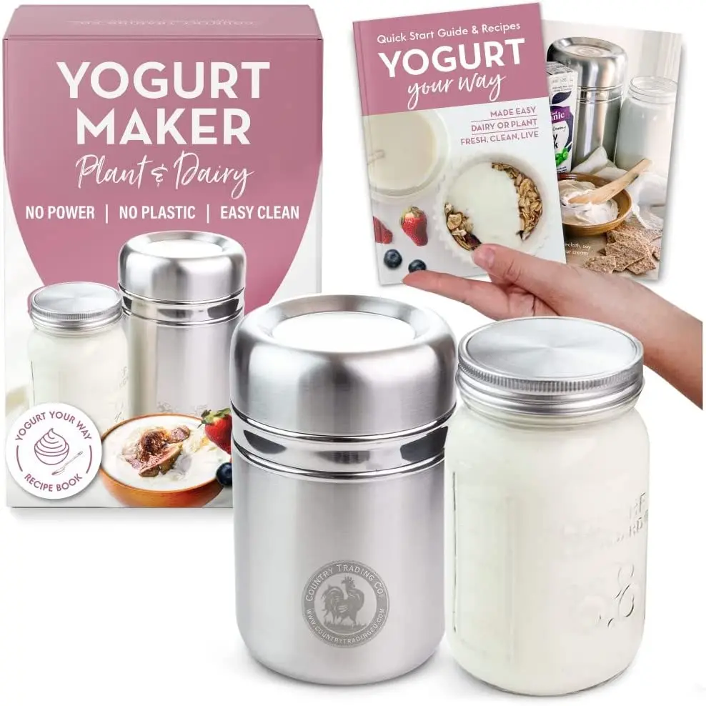 Country Trading Stainless Steel Yoghurt Maker