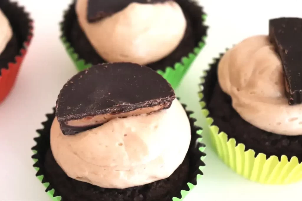 Sugar-free Peanut butter and Chocolate cupcakes