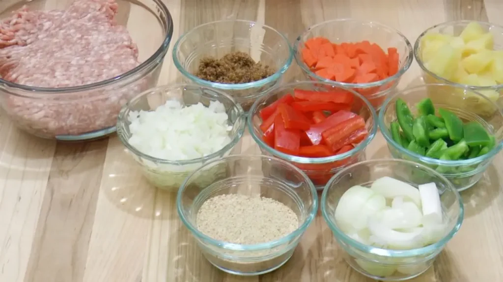 Sweet And Sour Meatballs ingredients