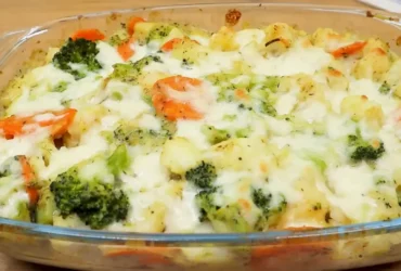 Broccoli And Cauliflower Casserole recipe