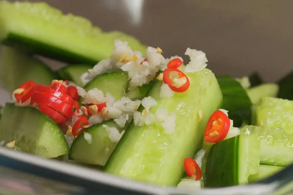 Chinese Smashed Cucumber Salad - 5