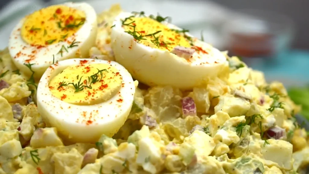 Devilled Egg Potato Salad -1