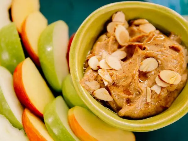 Apple Slices with Almond Butter Dipping Sauce