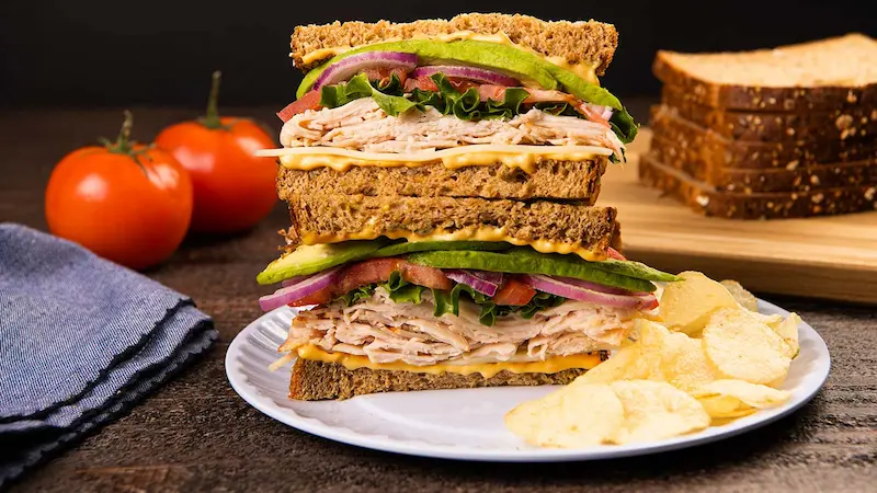 Classic Turkey and Swiss Sandwich