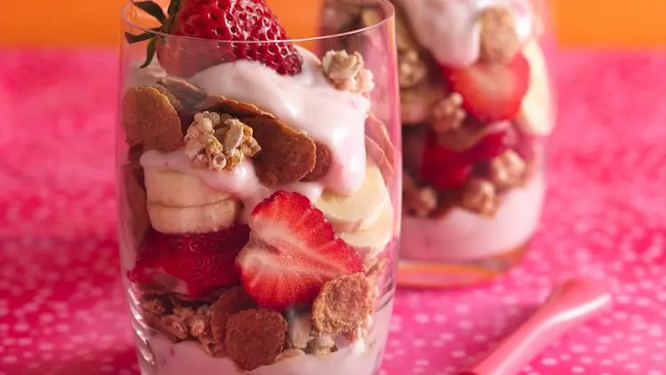 Strawberries and Lactose-free Yogurt