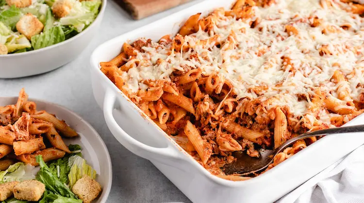 Baked Penne with Deer Meat 