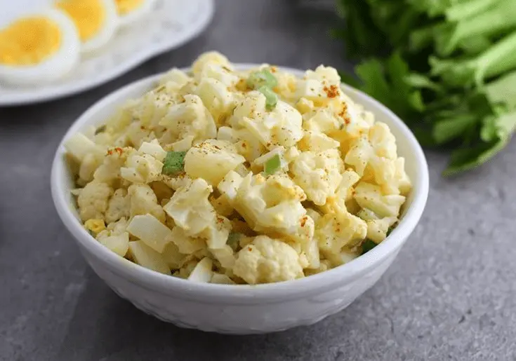 Keto Cauliflower Potato Salad
