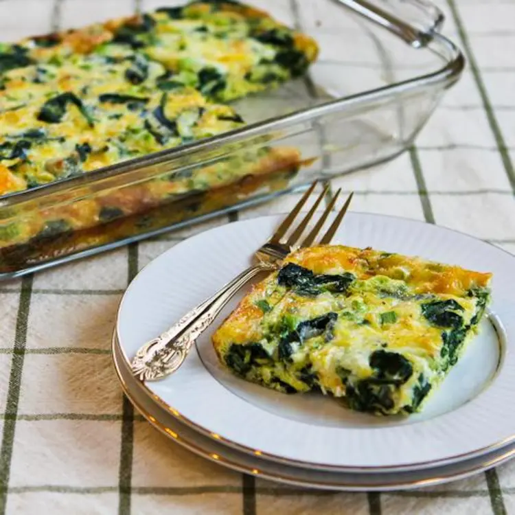 Rice and Spinach Breakfast Casserole