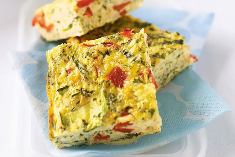 Rice and Vegetable Frittata