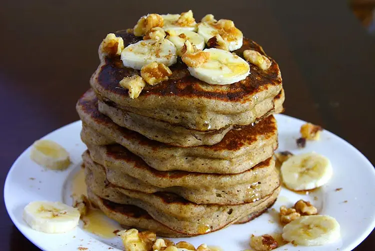 Vegan Gluten-free Banana Pancakes