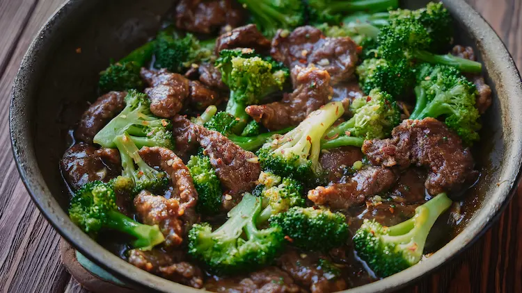 Vension Sausage and Broccoli Stir-Fry