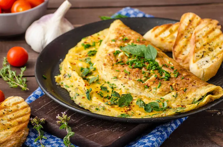 Omelette with Gourmet Cheese