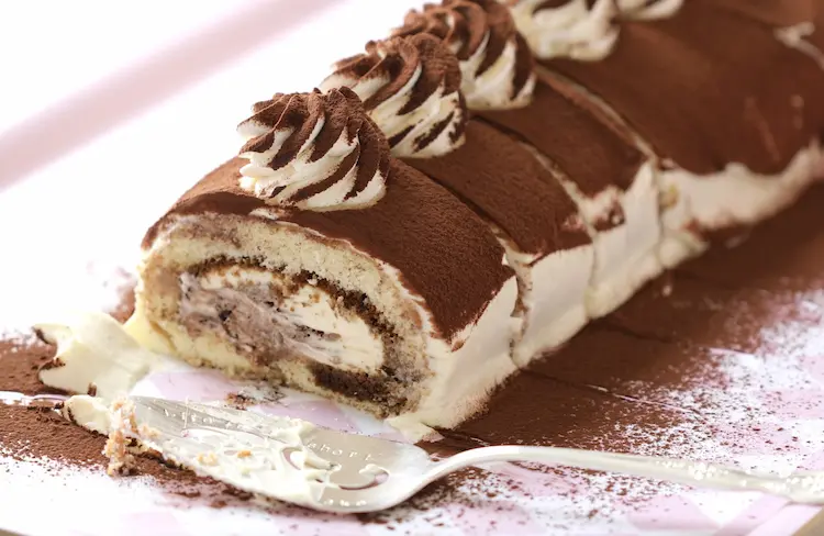 Italian Tiramisu Cake Roll