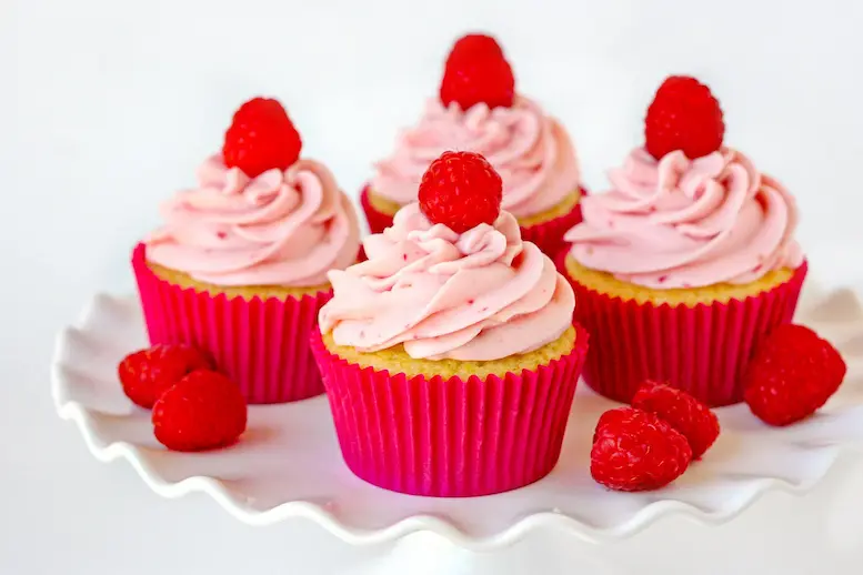 Raspberry Vanilla Cupcakes