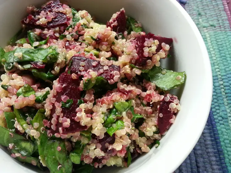 Roasted Beetroot and Quinoa Salad