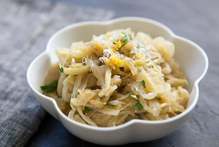 Caramelized Onion and Fennel Salad