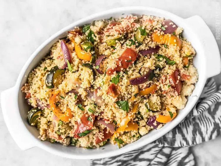 Couscous with Grilled Summer Vegetables