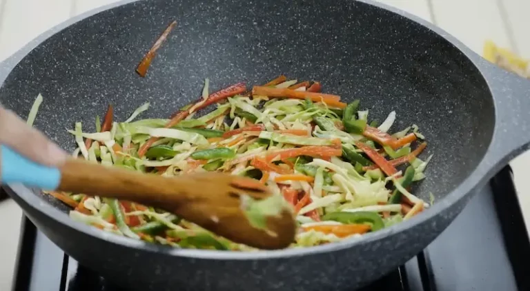 sautee veggies for Chicken Chow Mein