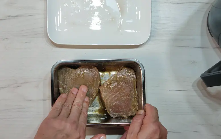 Marinating Tuna Steaks