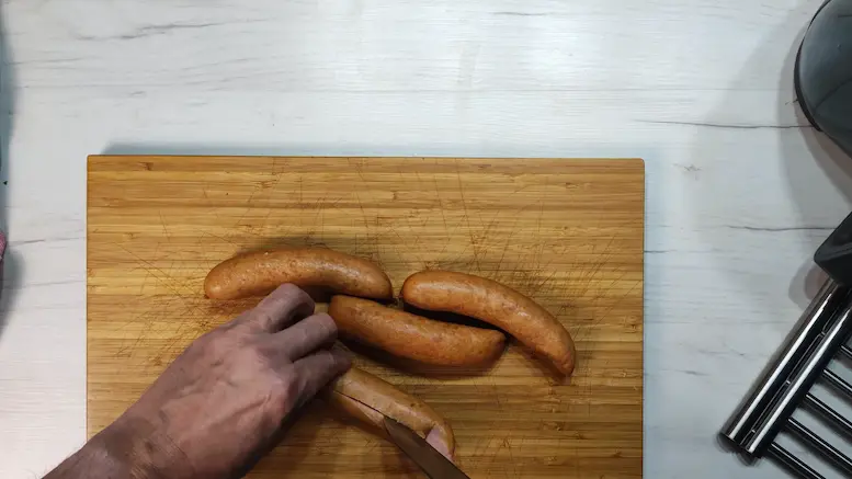 prepare Kielbasa sausage